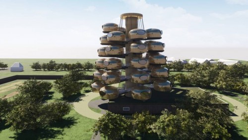 En 2020: un hotel en forma de árbol 